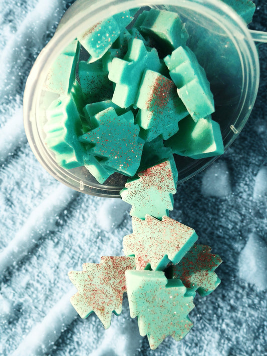 Christmas tree wax pot