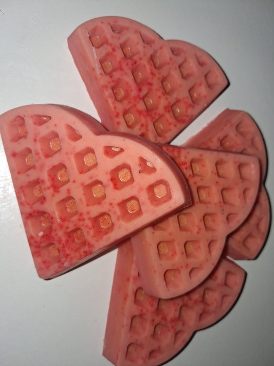 Frosted Pumpkin Wax Melt Waffle