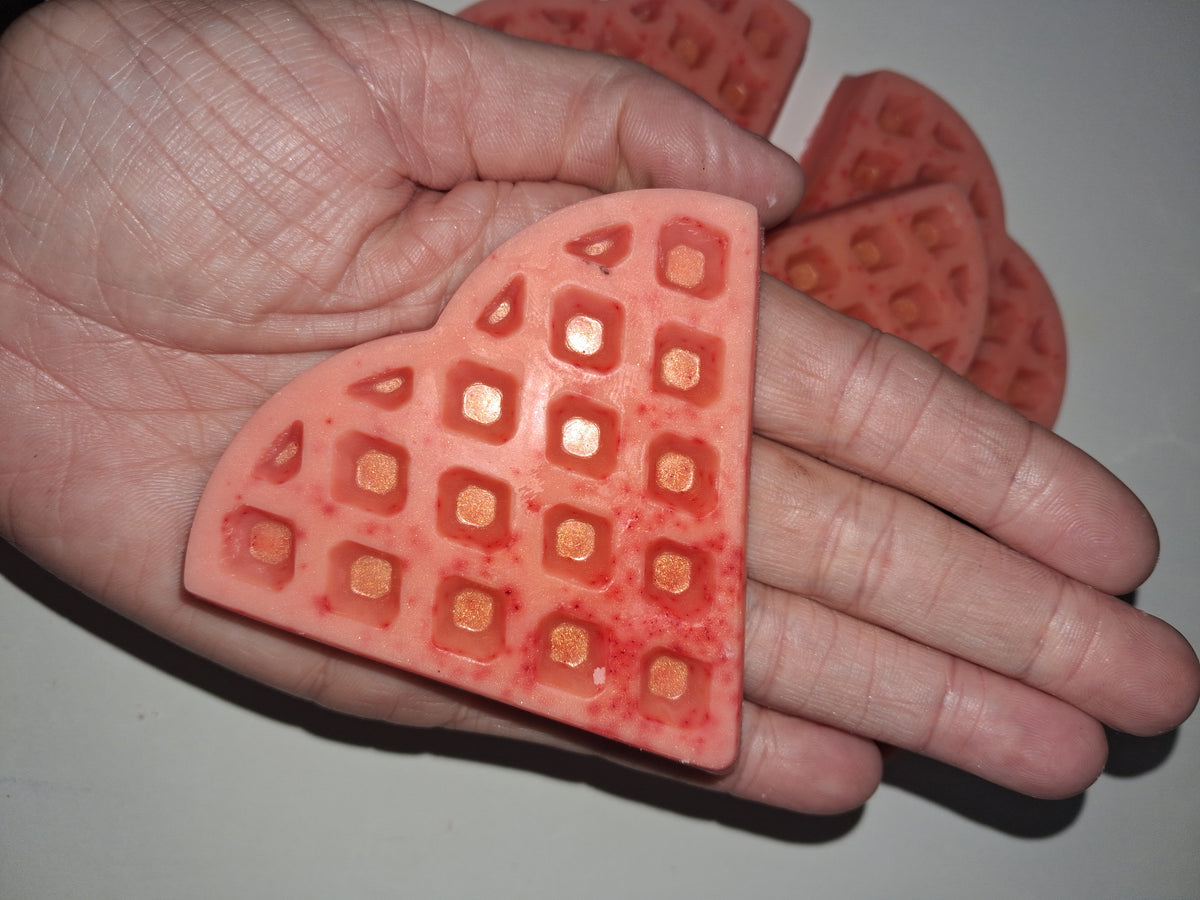 Frosted Pumpkin Wax Melt Waffle