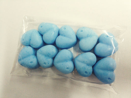 bubblegum wax melt hearts - 10 pack