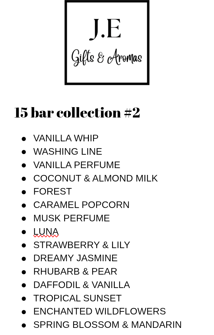15 bar collection