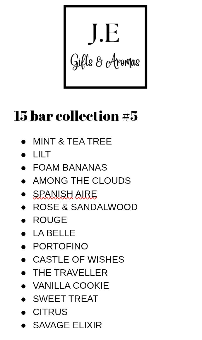 15 bar collection